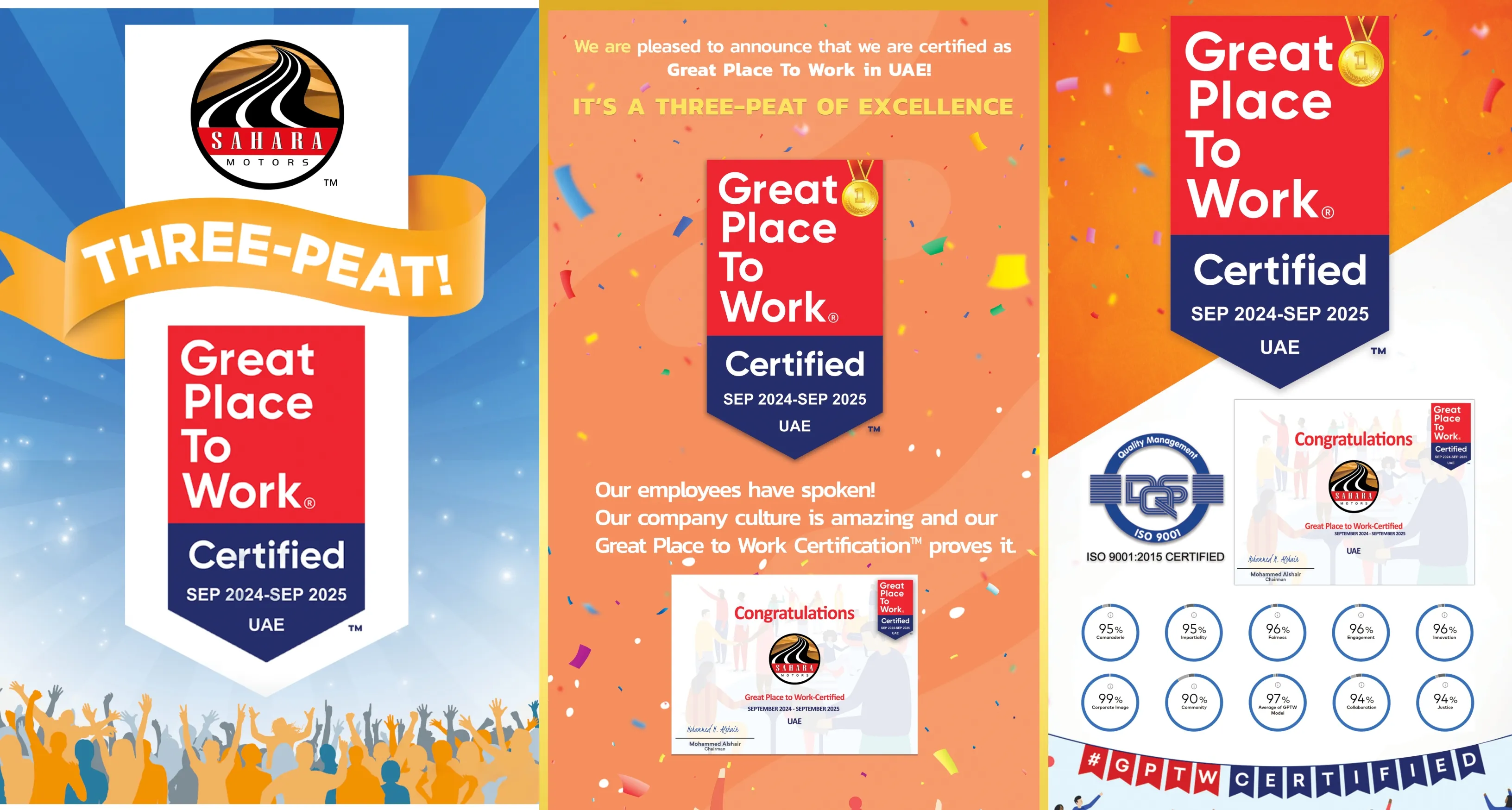 Great Place to Work 2024-2025 | Best Place to Work | Sahara Motors Dubai, UAE